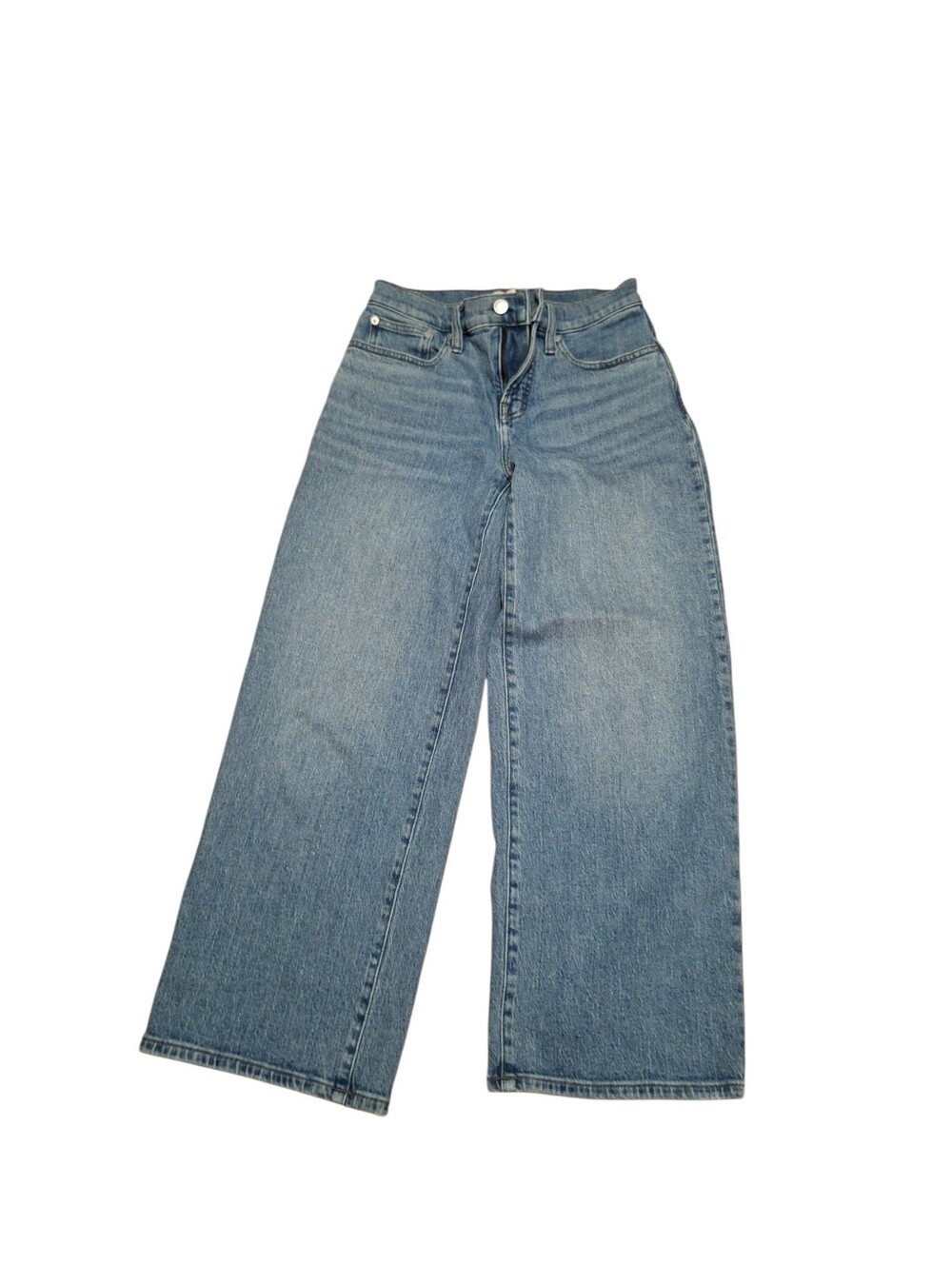 Madewell The Perfect Vintage Wide-Leg Jeans Ladies 26P - Picture 2 of 5